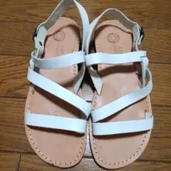 EDER SHOES レザーサンダル ホワイト 35のサムネイル