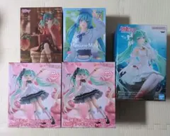 初音ミク　フィギュア　5個セット　まとめ売り