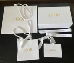 ディオール 空箱セット売り 保存袋 リボン アクセサリー入れ 白 Dior