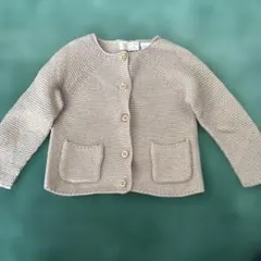 Zara Mini カーディガン 80cm ベージュ
