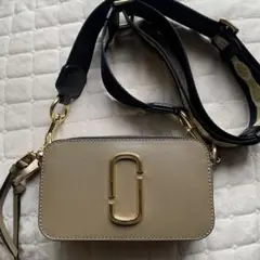 MARC JACOBS ショルダーバッグ　スナップショット フレンチグレー