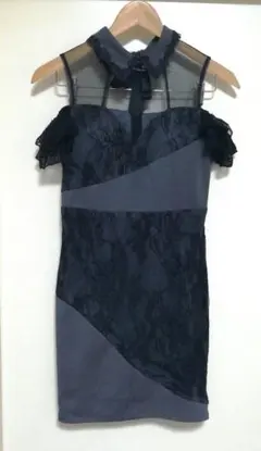 デイジーストア　オフショル袖　レース　タイトミニドレス　キャバドレス