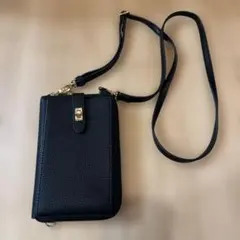 a.v.v ブラック スマホショルダーバッグのサムネイル