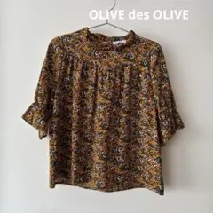 OLIVE des OLIVE⭐︎五分袖フラワープリントブラウス　秋色晩夏のサムネイル