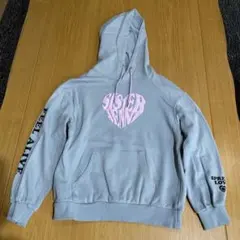 SISTER JENNY ハートロゴ パーカー グレー160㎝