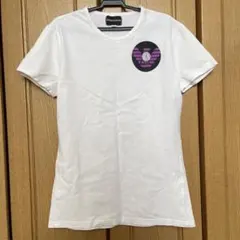 エンポリオアルマーニ レディースTシャツ 半袖 ロゴマーク入り M 白 シンプル