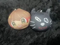 東キヨドーム キヨくじ キヨ キヨ猫 もちもちビーズクッションキーホルダー 2点