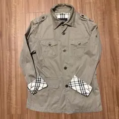 カーキ ミリタリースタイル ジャケット