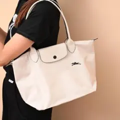 LONGCHAMP トートバッグ Lサイズ クリーム
