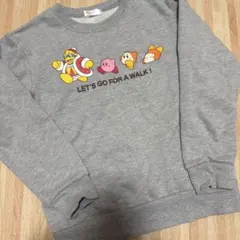 【美品】星のカービィ　裏起毛トレーナー 140