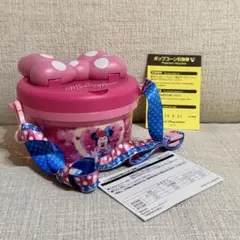ミニーマウス ポップコーンバケット　ミニファン　引き換え券付き