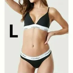 Calvin Klein カルバンクライン 下着 上下セット ブラ＆ショーツ Lのサムネイル
