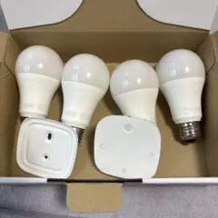 IKEA LED電球４個　リモコンセット　トロードフリ　8ふ0W相当　E26のサムネイル
