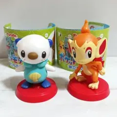 ヒコザル ミジュマル ポケモン チョコエッグ 旅立ちの3匹 フィギュア グッズ