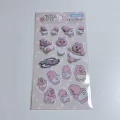 おぱんちゅうさぎ　ぷくっとシール セリア　ステッカー シール