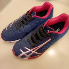 ASICS Lazerbeam ネイビー/ピンク スニーカー21cm
