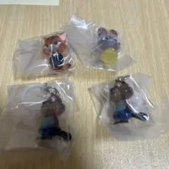 ズートピア めじるしアクセサリー　カプセルトイ　被り含め4個