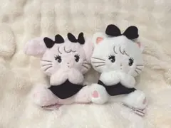 mikko characters BLACK RIBBON BIG ぬいぐるみ