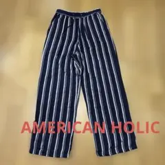 AMERICAN HOLIC ドロスト　リネンブレンド　イージーパンツ