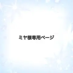 ミヤ様専用ページ