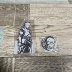 鬼滅の刃 WEBSHOPくじ アクリルスタンド 缶バッジ 不死川玄弥 計2点