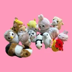 【値下げ】ぬいぐるみ 13こセット (ハイハイうさにゃん mofusand込み)