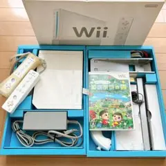 wii本体　リモコン2本　ソフト　箱付き　Nintendo 動作確認済