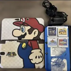 ニンテンドー3DS LL 青 ＋ケース、ソフト、充電器付き