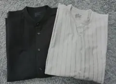 無印良品•良品計画メンズシャツ2枚（3-243）