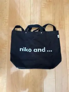 niko and ... 黒 トートバッグのサムネイル