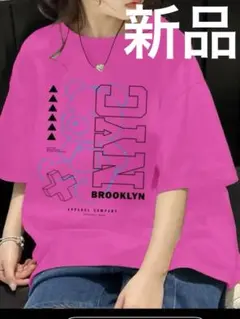 新品　半袖　Tシャツ　速乾　ピンク
