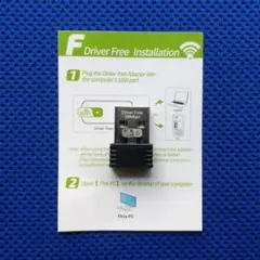 WIFI6 USBアダプター AX286M 2.4GHz/286Mbps 超小型