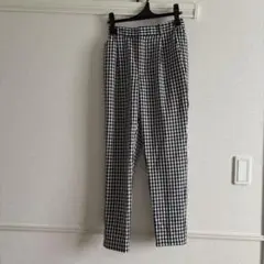 GU ギンガムチェック　ボトムス　Sサイズ