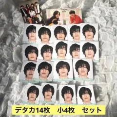 なにわ男子　道枝駿佑　データカード　大14枚　小4枚　セット　おまけつき　デタカ