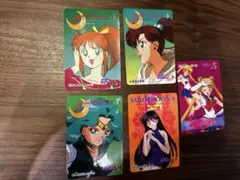 美少女戦士セーラームーンS カードダス 5枚セット 当時もの
