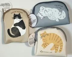セリア　猫　ポーチ　欠品　店頭完売品　コンプ