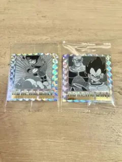 ドラゴンボール　40周年記念ウエハース　シール　第十八巻　第十九巻　2枚セット