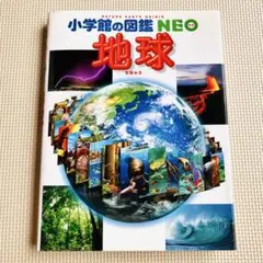 【状態良好】小学館の図鑑NEO 地球（地図付き）
