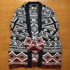 美品　フォーエバー21 ニットロングカーディガン　オルテガ