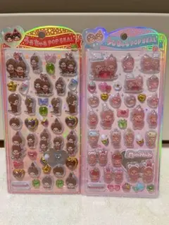 【正規品】もんちっちうるちゅるpopシール　2個セット