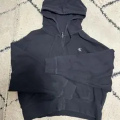 Calvin Klein ブラック フーディ パーカー M