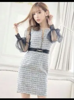 JEWELS ツイードスタイルドレスS
