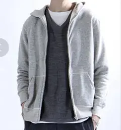 美品】COOME / ZIP HOODIE グレー S - メルカリ
