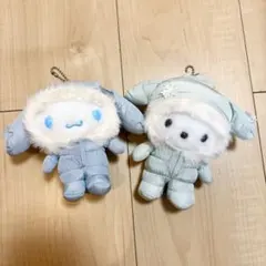 サンリオ ふわぷくウィンター マスコット シナモロール＆ポチャッコ