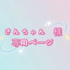 さんちゃん　様　専用ページ