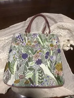 花柄トートバッグ　ボンメゾン　レディース　ハンドバッグ　軽いバッグ