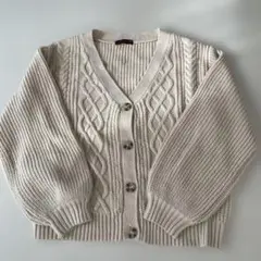 ケーブルニット 160