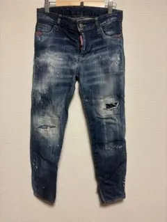 DSQUARED2 ダークブルースキニーデニム44 - メルカリ