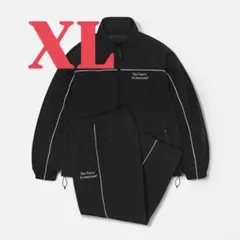 ENNOY ブラック ナイロンセットアップ