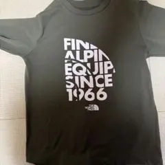 THE NORTH FACE Tシャツ カーキ ロゴプリント